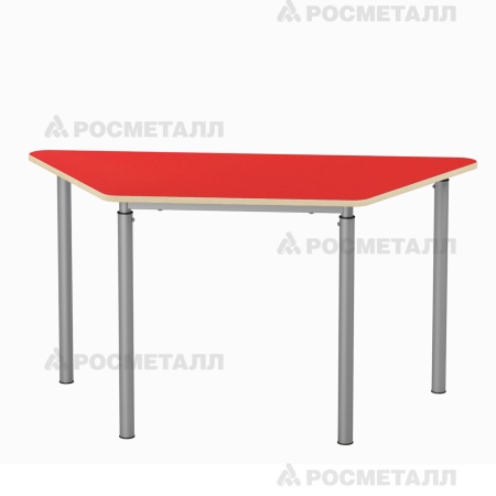 Стол для коворкинга модульный регулируемый ЛДСП Красный Серый 4-6