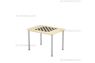 Стол для игры в шахматы ЛДСП Клен Серый