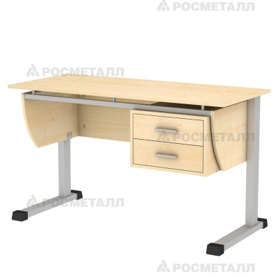 Стол для преподавателя "Осанка 120 СП" ЛДСП Клен Серый