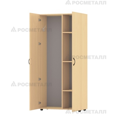 Шкаф для одежды комбинированный Эконом ЛДСП Клен