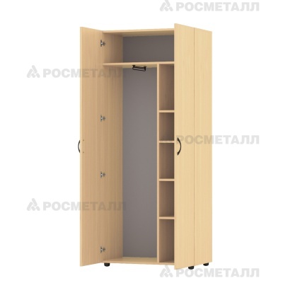 Шкаф для одежды комбинированный ЛДСП Клен